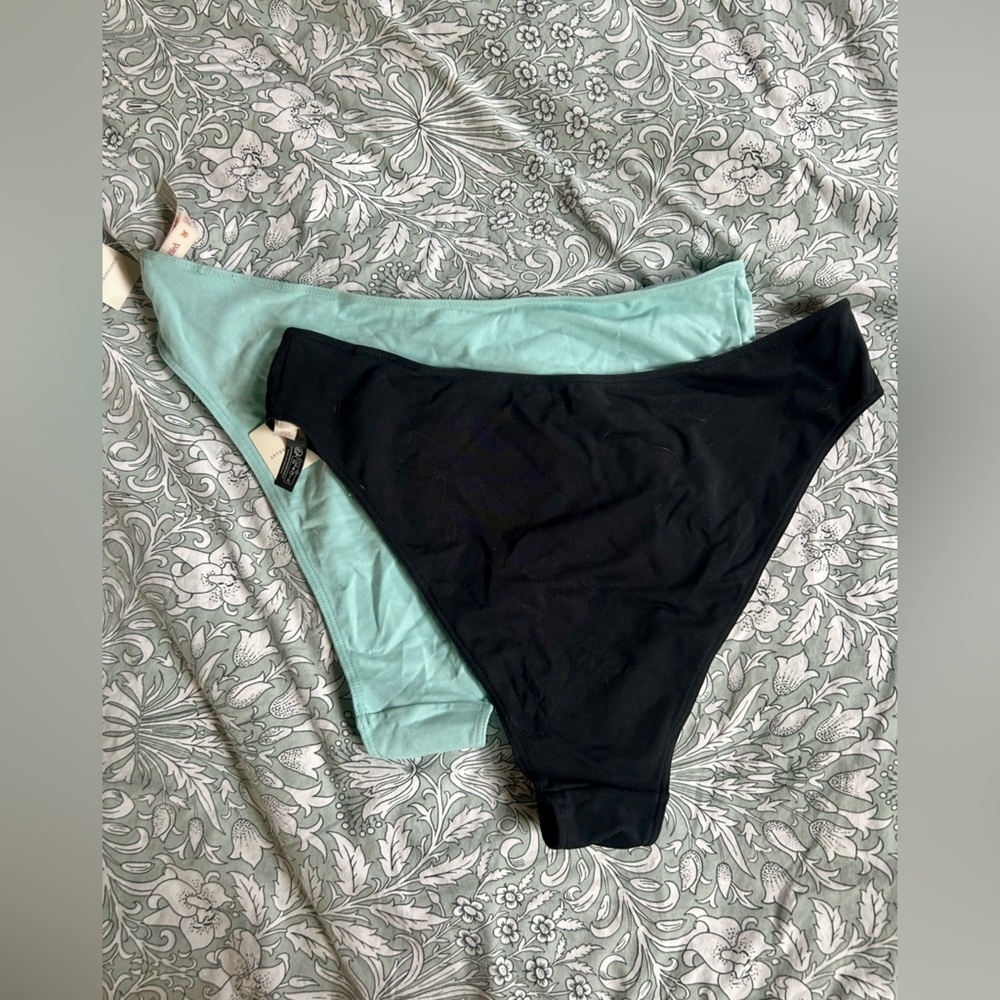 Anthropologie LyreBird Cotton Cloud Bikini Briefs 2 Pair - Picture 5 of 10